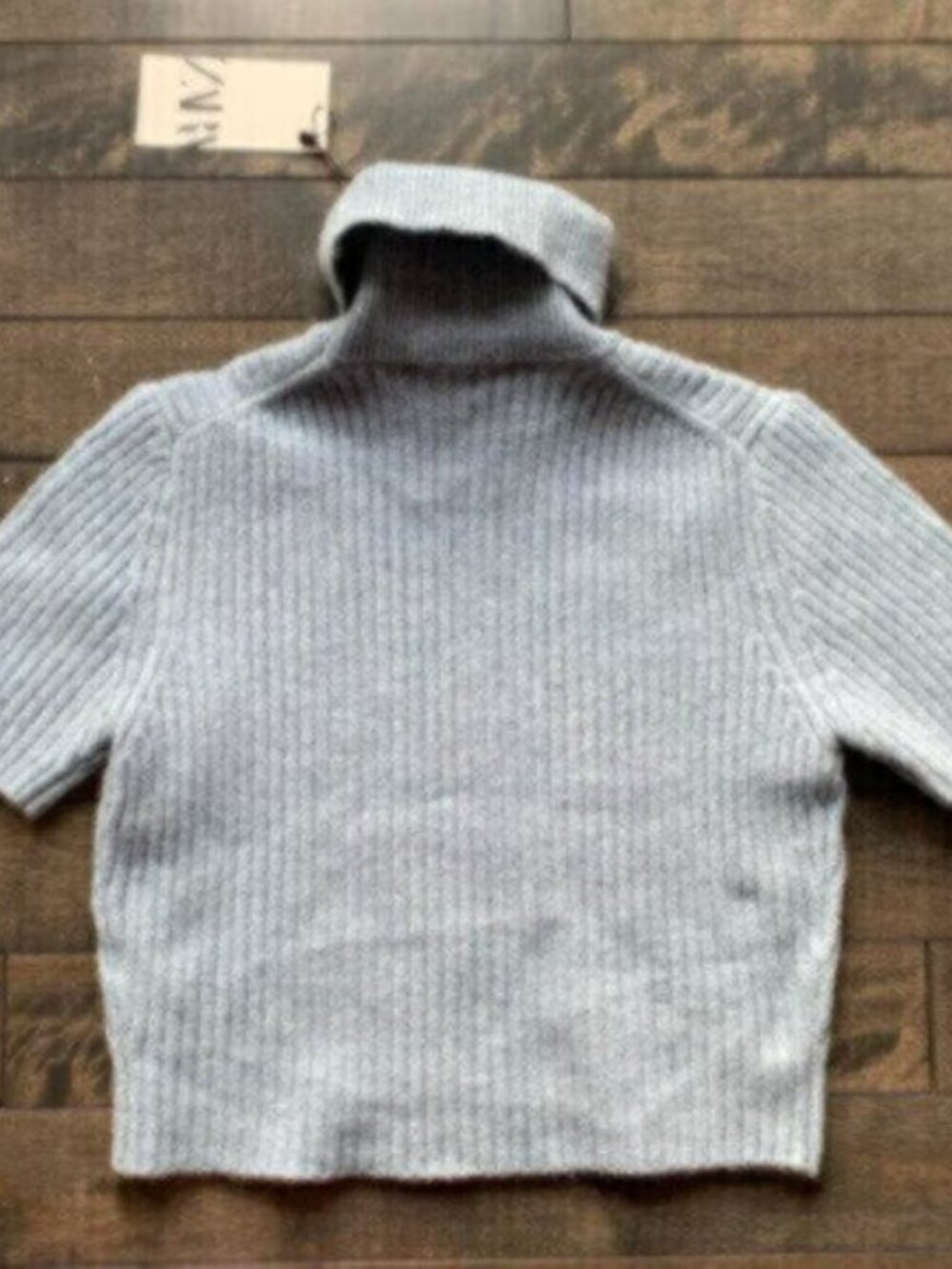 Zara Cropped Ribbed Sweater - Picture 2 of 2